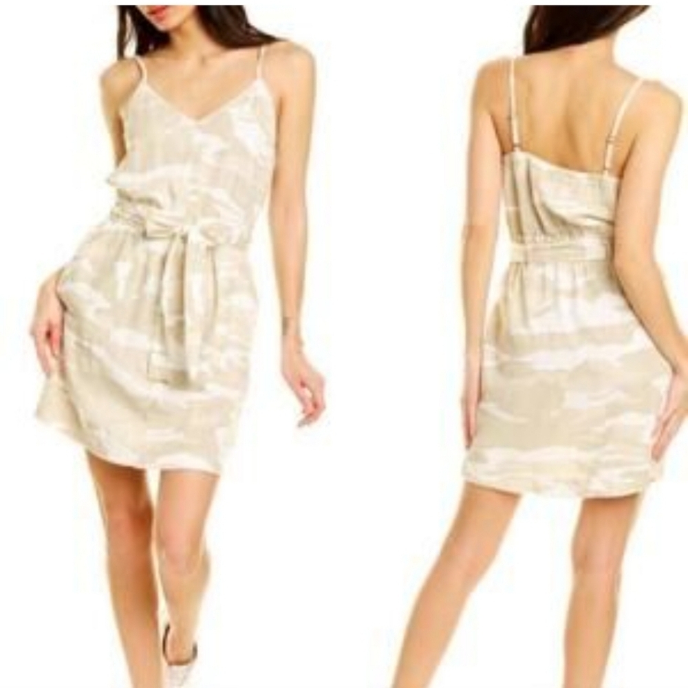 NWT Splendid Geneva Light Camo Linen Lyocell Blend Dress - Picture 2 of 10